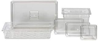 Royal Industries Steam Table Pans, Polycarbonate, 4" Third-Size, clear