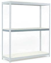 Global Industrial Additional Level w/Wood Deck, for Wide Span Rack, 96" W x 24" D, 800 Lb Capacity