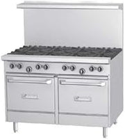 Garland G48-8RS G Starfire Pro Series Gas Restaurant Range 48"W with (8) 33,000 BTU Open Burners, (1) Standard Oven & (1) Storage Base