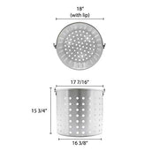 Thunder Group Silver / 100-Quart / 100.0 quarts Steamers