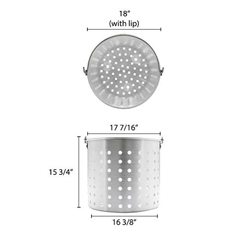 Thunder Group Silver / 100-Quart / 100.0 quarts Steamers