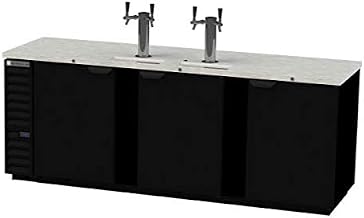Beverage Air DD94HC-1-B ALT 95" Draft Beer System w/ (5) Keg Capacity - (2) Column, Black, 115v