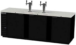 Beverage Air DD94HC-1-B ALT 95" Draft Beer System w/ (5) Keg Capacity - (2) Column, Black, 115v