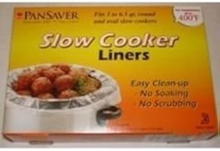 PanSaver EZ Clean Master Slow Cooker Liner, 12 x 7 x 9 inch - 4 per Pack - 18 Packs per case.