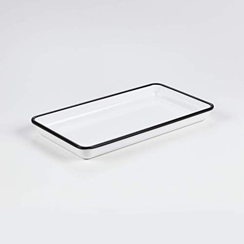 American Metalcraft White, black rimmed / 20 oz. / Classic Serving Bowls