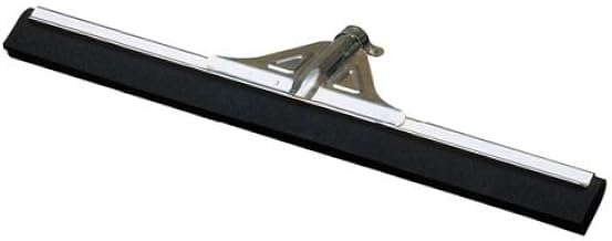 SPARTA Flo-Pac Floor Rubber Squeegee Window Squeegee with Reinforced Metal Frame for Floor, Bathroom, Kitchen, Concrete, Tile, Garage, Commercial Use, 30 Inches, Black