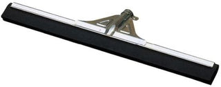 SPARTA Flo-Pac Floor Rubber Squeegee Window Squeegee with Reinforced Metal Frame for Floor, Bathroom, Kitchen, Concrete, Tile, Garage, Commercial Use, 30 Inches, Black
