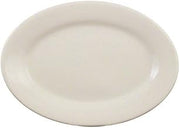 VRE-28 Vista Platter Narrow Shape, 15-1/2" x 11-1/8", Bone White (Pack of 12)