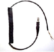 Peltor 3M Headset Curly Cable Downlead with 4-Pole Molded Plug ML1A 1