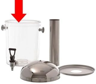 Browne Foodservice Clear Plastic Juice Dispenser Cylinder