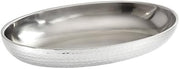 American Metalcraft Seafood Tray, SS, Double WALL, HM, Oval, 14" L