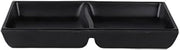 Elite Global Solutions JW521-B Zen Black Dual 4 Oz Sauce Bowl - 6 / CS