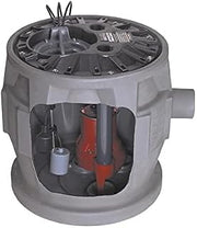 Liberty Simplex Sewage System - 1/2HP, 24" x 24" by Liberty Pumps