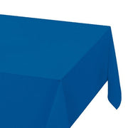 Blue Plastic Tablecovers 12 ct