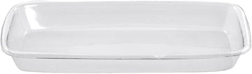 Hubert® Clear Plastic Insert for Soft Square Bowl - 13 1/2"L x 7 1/4"W x 1 1/2"H