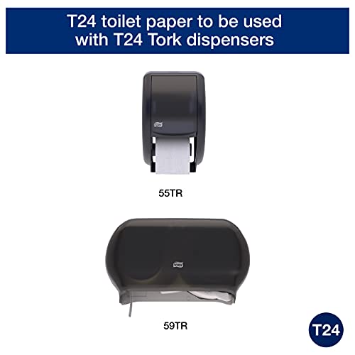 Tork Toilet Paper - Refill / 80 Rolls (500 Sheets each) / White Paper & Plastic
