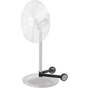 Fan Dolly for Pedestal Fans by Global Industrial – 18"L x 14"W x 5"H, Alloy Steel, Black, Model 245658
