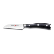 Classic IKON 6" Paring Knife by Wüsthof – 6", High carbon stainless steel, synthetic handle, Black, Stainless, Model 4006-7