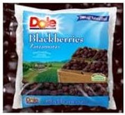 Dole Whole Individual Quick Frozen Blackberry Fruit, 5 Pound -- 2 per case.