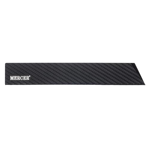 Mercer Culinary 12" x 2" / Black / Felt Lined Knife Guard Knife Cases, Holders & Protectors