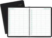 AT-A-GLANCE Recycled Four-Person Group Daily Appointment Book, 8 x 11 Inches, Black, 2013 (70-822-05)