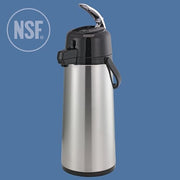 Service Ideas 74.4 Ounces / LEVER LID / Brushed Thermal Carafes