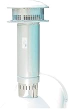 18" Long Round Flue Stack, 6" Diameter With Rain Cap