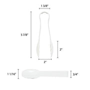 Thunder Group 6 / White / Serving Tongs Tongs