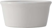 Tuxton BWX-0408 Vitrified China Ramekin with Pour Spout, 4 oz, White (Pack of 48),