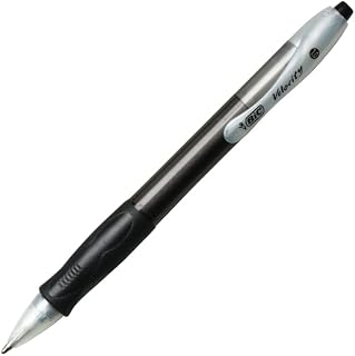 BICVLG361BK Velocity Retractable Ballpoint Pen - Medium Black - 36 Count