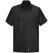 Red Kap X-Large Tall / Black / Solid Rip Stop Shirt Tops