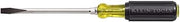 KLEIN TOOLS 602-6 5/16-Inch Keystone Tip Screwdriver, Made in USA, 6-Inch Heavy Duty Round Shank with Cushion Grip Handle