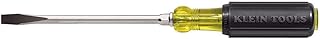 KLEIN TOOLS 602-6 5/16-Inch Keystone Tip Screwdriver, Made in USA, 6-Inch Heavy Duty Round Shank with Cushion Grip Handle