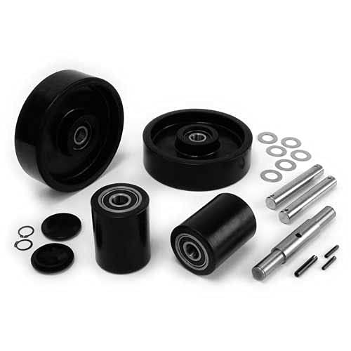 GPS Complete Wheel Kit for Manual Pallet Jack - Fits Mighty Lift Model # ML55-II & ML55L by GPS - Generic Parts Service – 10"L x 10"W x 5"H, Polyurethane, Model GWK-BFII-CK**