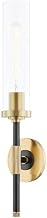 Hudson Valley Lighting 3700-AOB Bowery - One Light Wall Sconce in Transitional Style - 4.75 Inches Wide by 22.5 Inches High, Finish Color: Aged Old Bronze