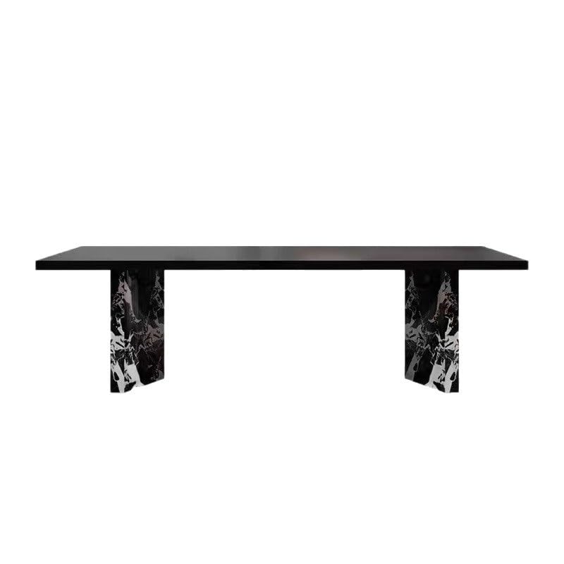 Mesa De Jantar Rock Plate Dining Table Modern Simple Rectangular Small Household Diner Table by JOYNOW – 200*80*75cm, One Color, Model 8524