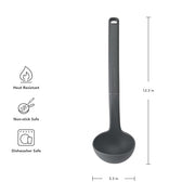 KitchenAid Charcoal Gray / 12.3 Inch / Contemporary Ladles