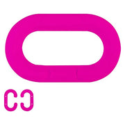 Heavy Duty Master Link by Mr. Chain – 12"L x 9"W x 1"H, Acetal, Safety Pink, Model 51725-10
