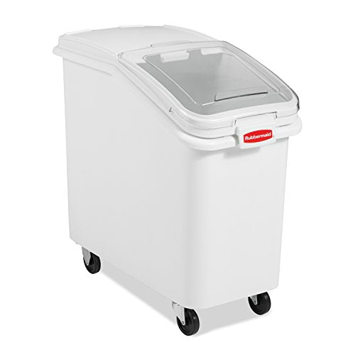 Rubbermaid Commercial Products 500 Cup / White, Clear / Bin Kitchen Trash Cans