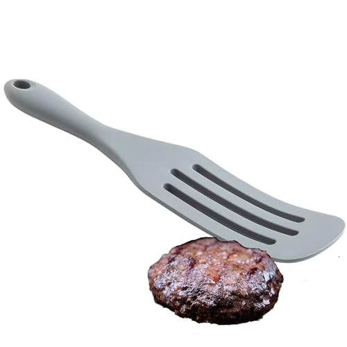 Tablecraft Slotted Spurtle Spatula / 10.3" / Gray Spatulas
