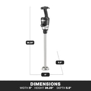 Waring 21" Shaft / Stainless Steel / Immersion Blenders Countertop Blenders
