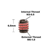 E-Z LOK 33mm / Thread-locking / Black Thread Locking Inserts