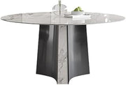 Mesa De Jantar Slate Round Table Dining Modern Simple Home Stainless Steel Diner Table(1.5m)