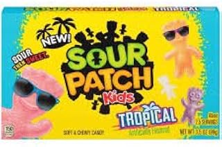 Sour Patch Kids Tropical Sweet and Sour Gummy Candy 3.5 Ounce Box