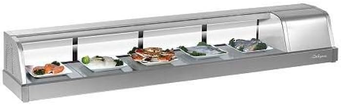 Turbo Air SAK-70R-N 72" Sushi Case - Right Compressor
