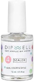 DipWell Dip Powder Sealer Step 4 | Dipping Liquids, Easy Acrylic Powder System, Gel Resins, Kits Available Starter