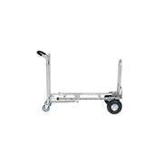Aluminum 3-in-1 Convertible Hand Truck with Pneumatic Wheels by Global Industrial – 54"L x 19.5"W x 7"H, Aluminum, Gray, Model CP585-385