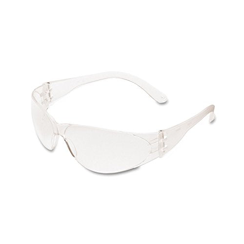 MCR Safety Clear / 1 Count (Pack of 1) / Anti-scratch Safety Glasses