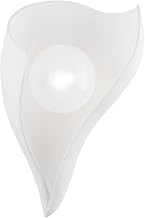 Corbett-Standard 331-01-GSW Moonstone - 1 Light Wall Sconce 16.75 inches Tall and 10.5 inches Wide - Gesso White