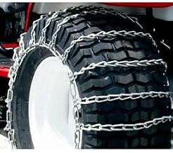 Maxtrac Snow Blower/Garden Tractor Tire Chains, 2 Link Spacing, Steel, Pair - Lot of 2